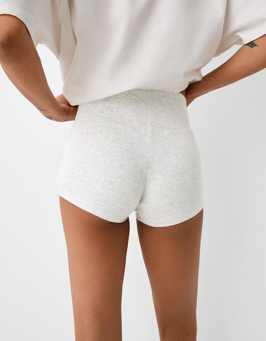 شورت قصير-رمادي-5