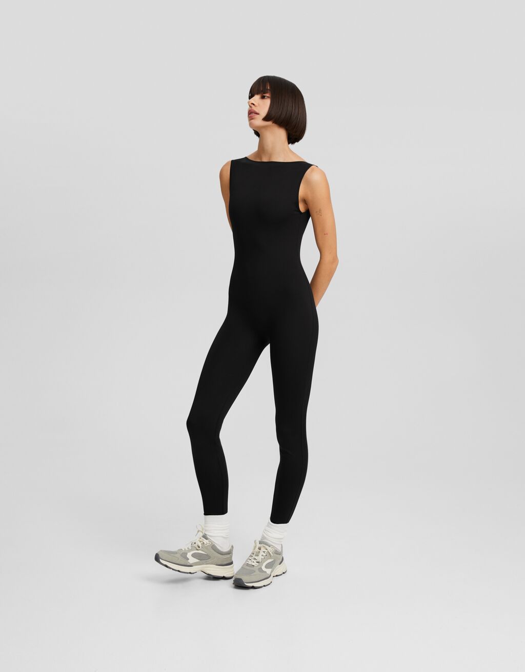 Sleeveless seamless jumpsuit - Women