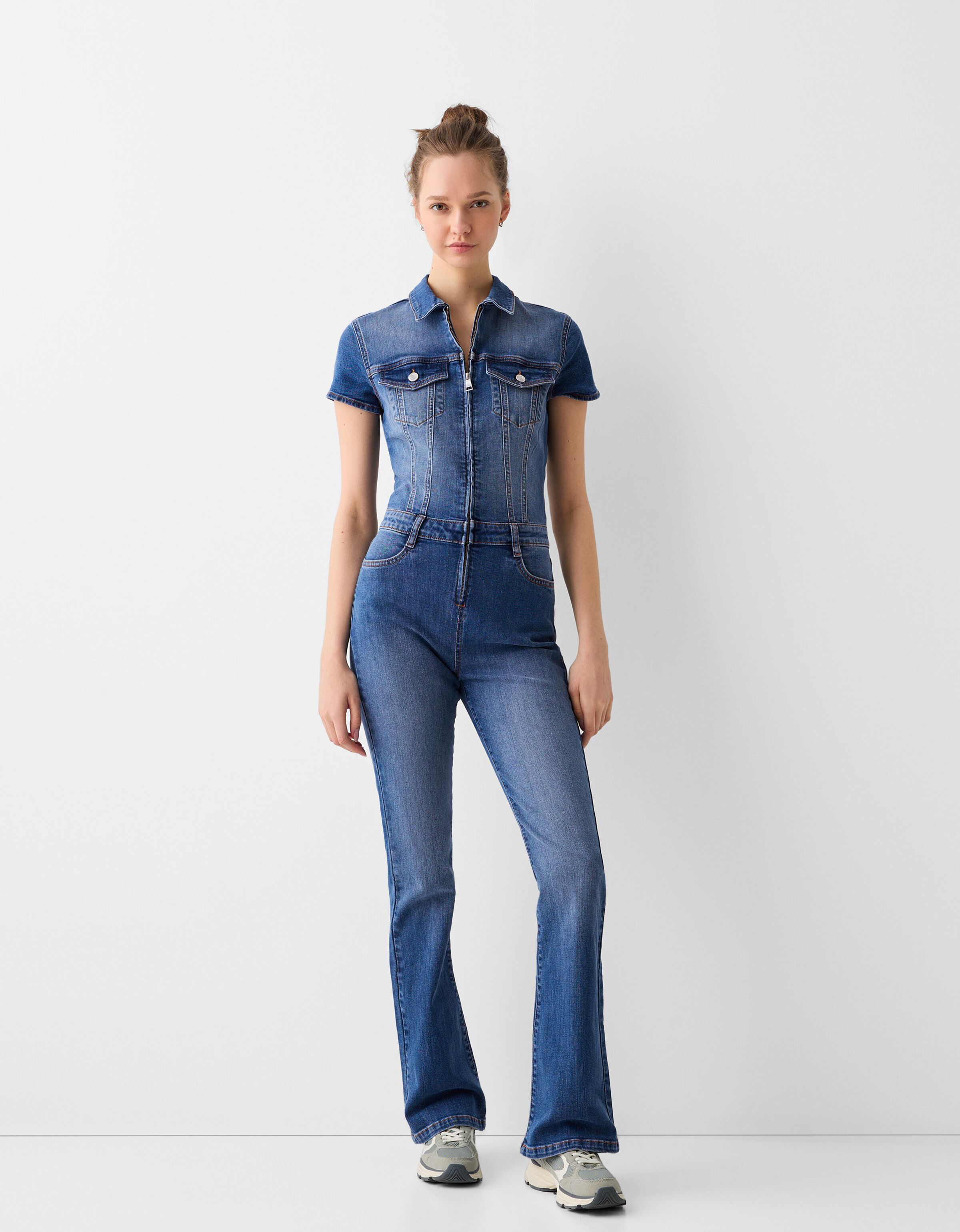 Macacao denim sales