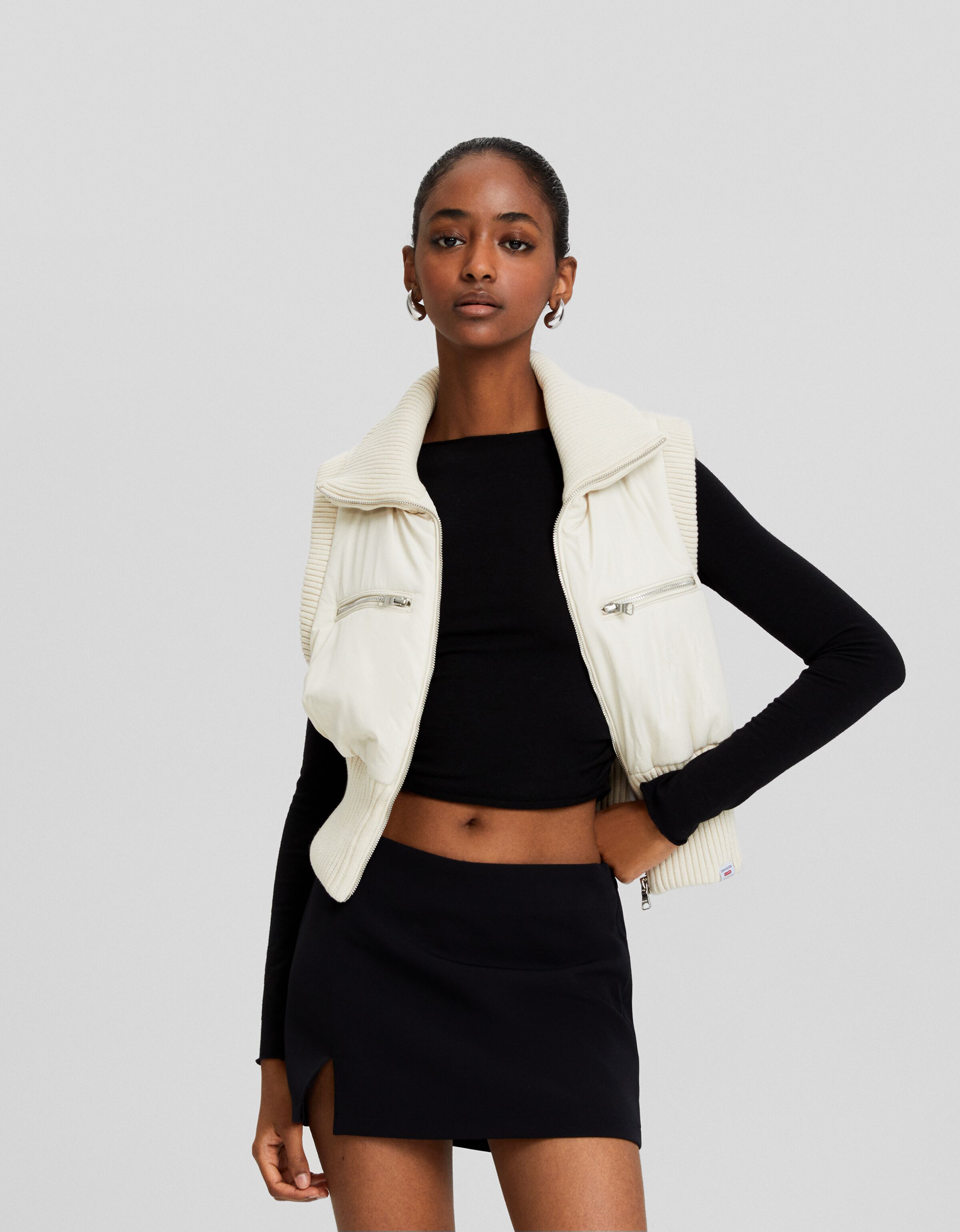 Gilet bershka best sale