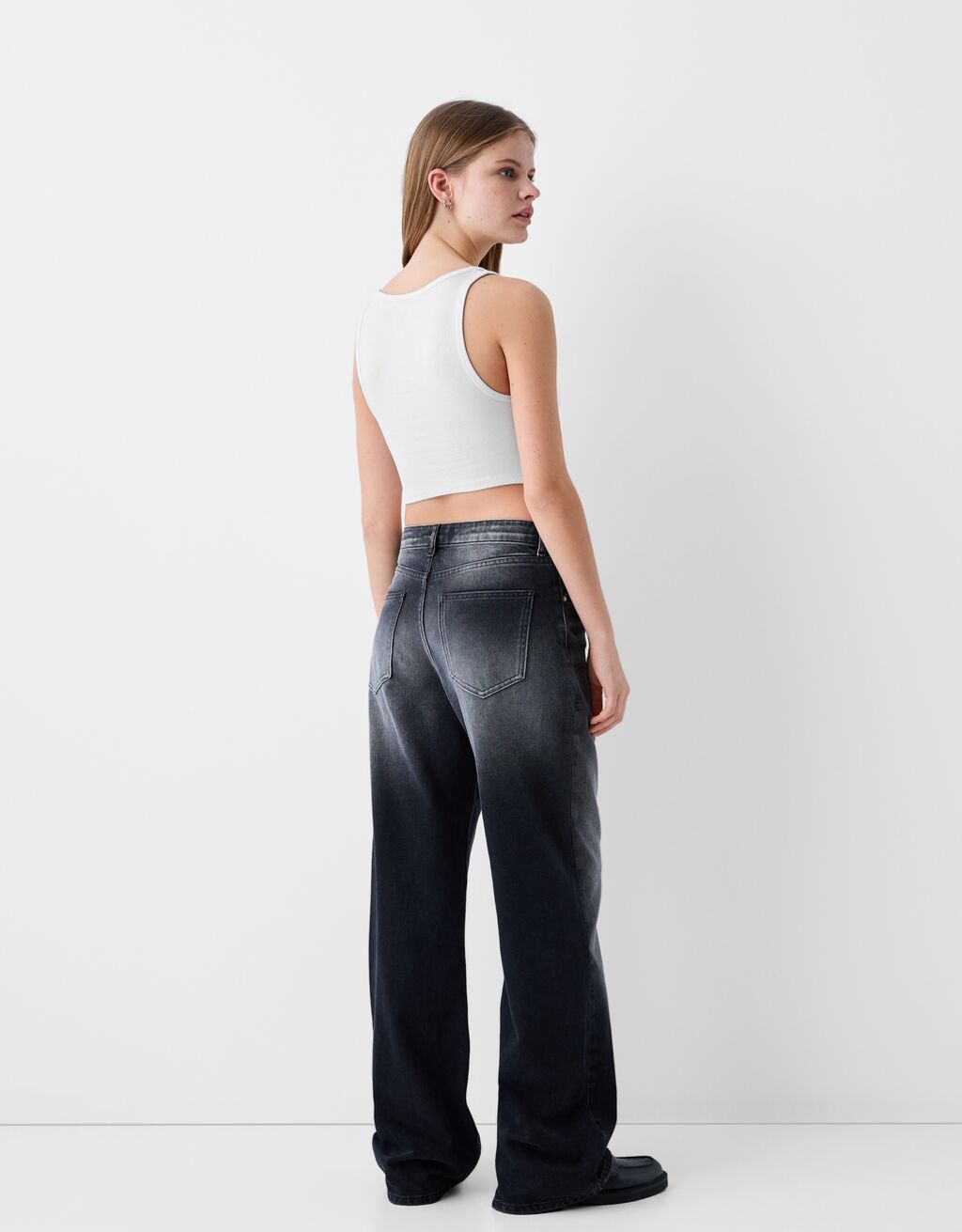 Strappy crop top-Off white-1