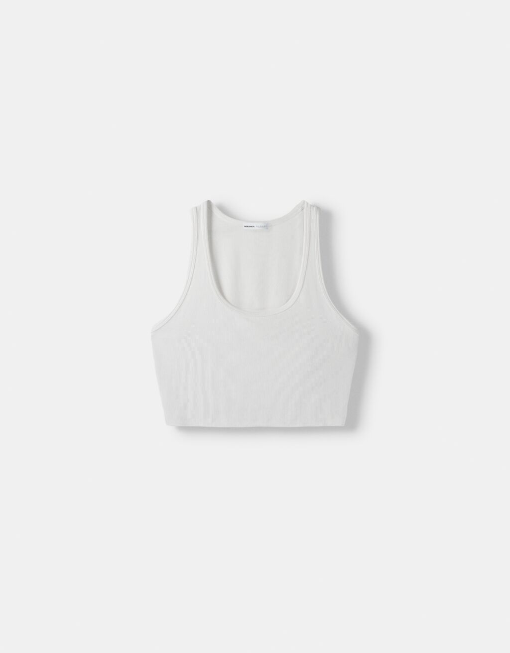 Strappy crop top-Off white-4