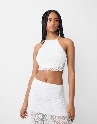 Strappy halter top