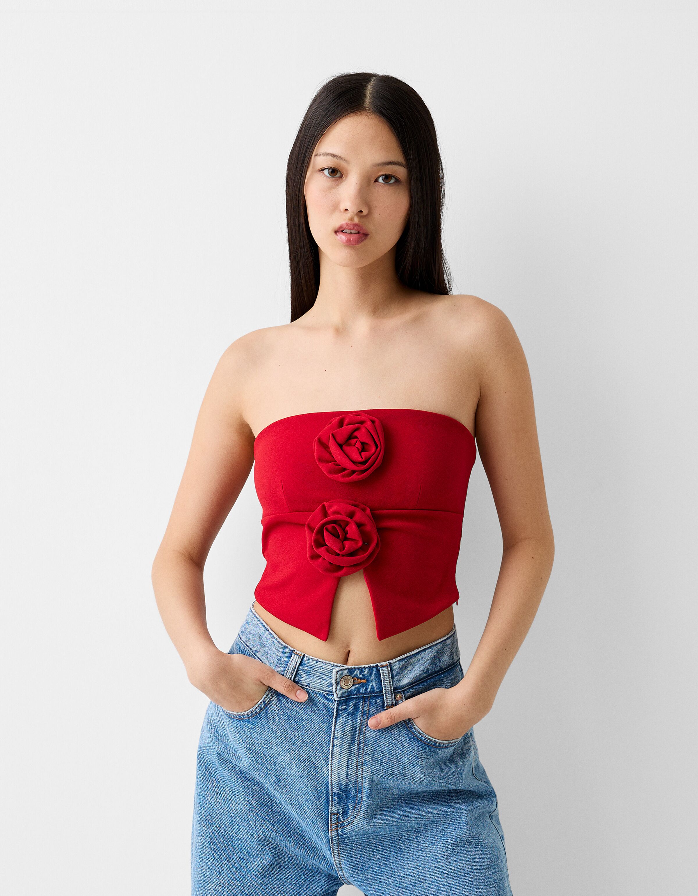 Camisetas fluorescentes mujer hot sale bershka
