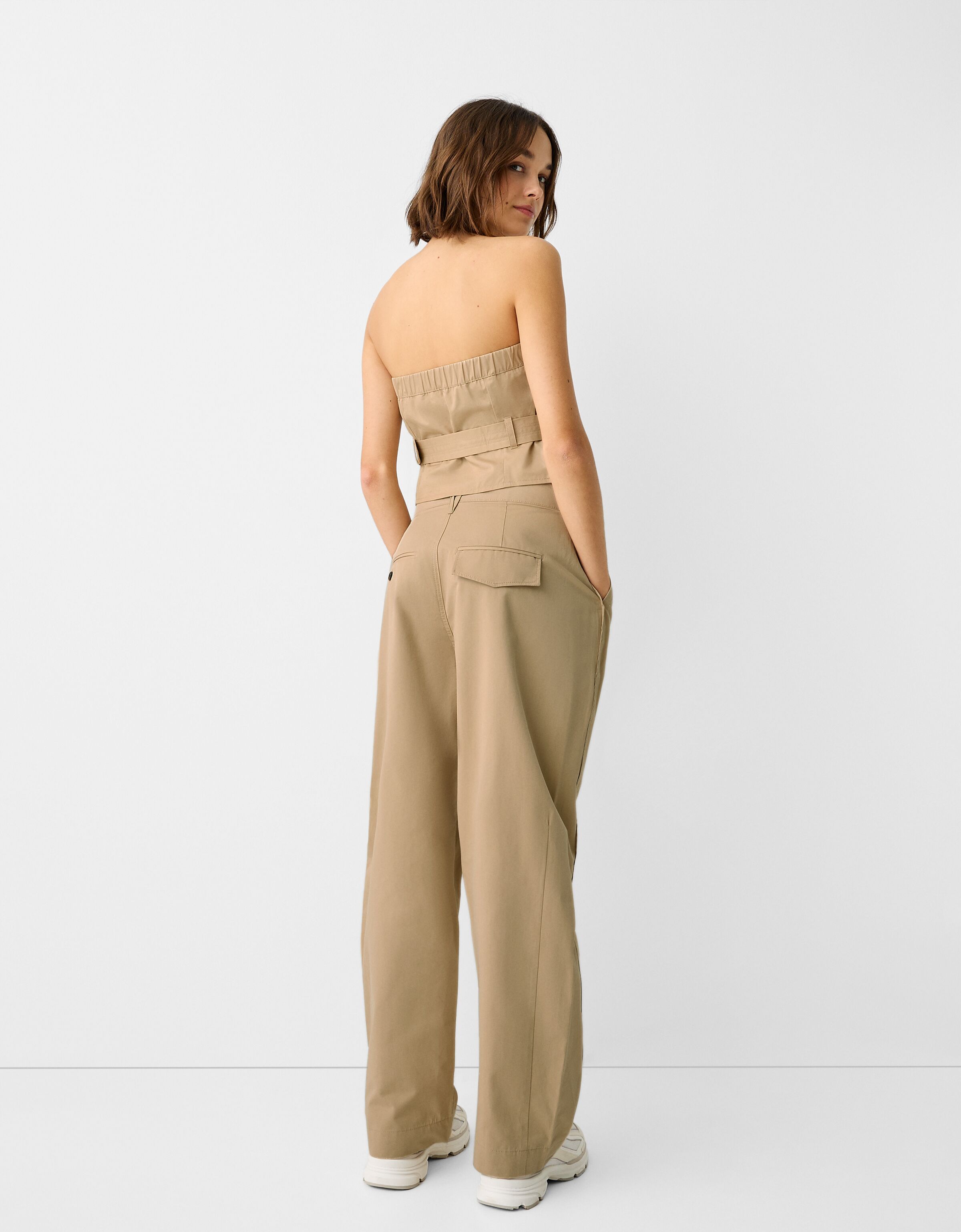 Bershka utility jumpsuit clearance