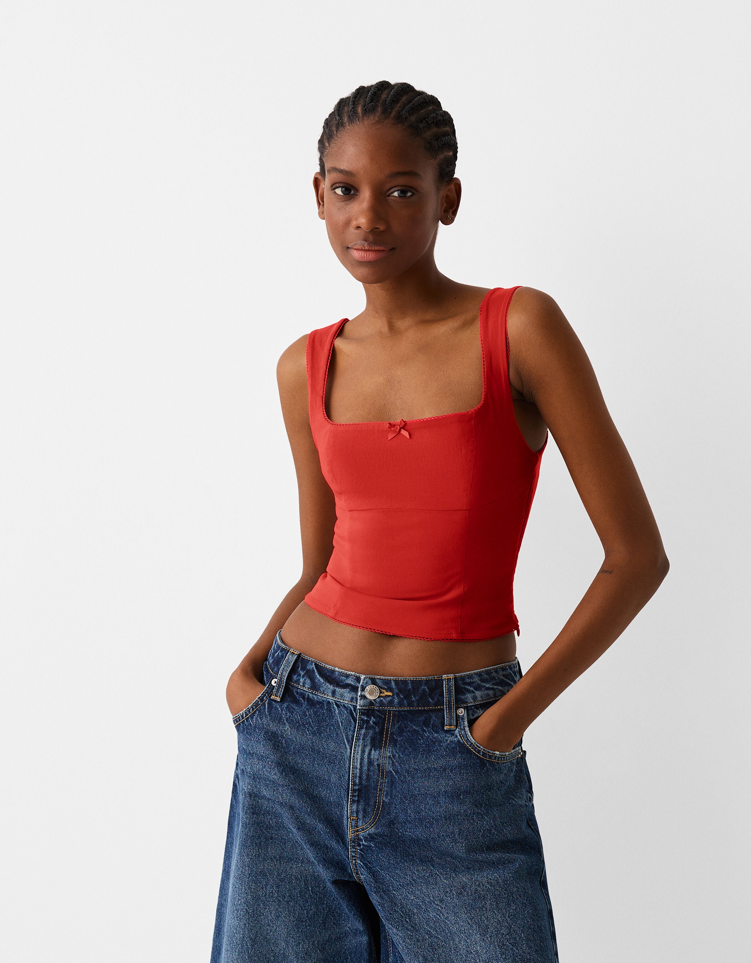 Blusas bershka cheap mujer 2018