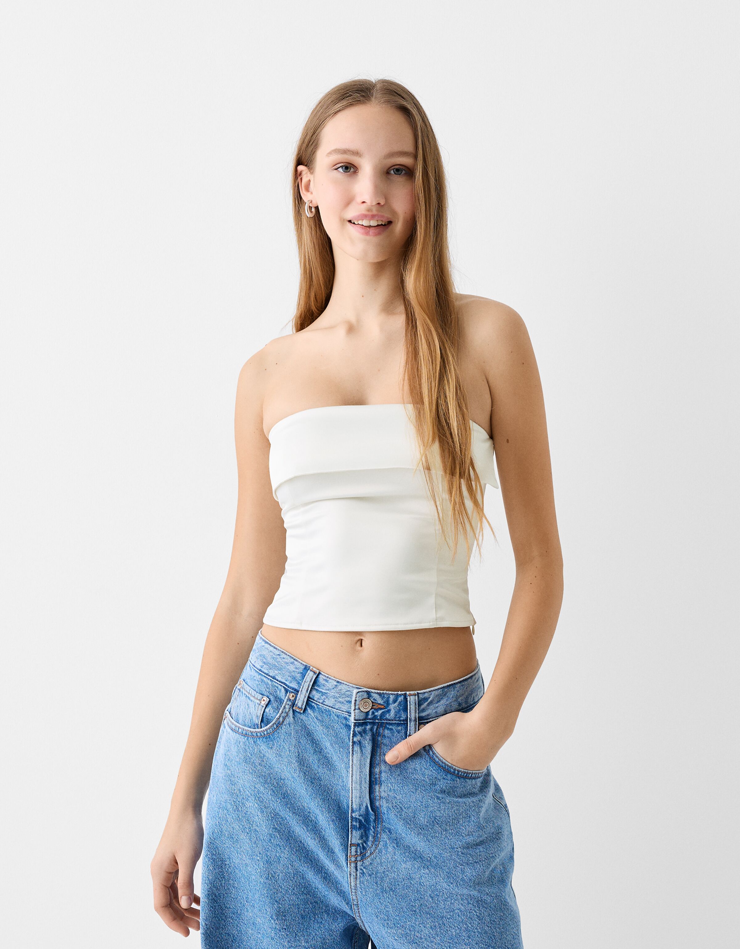 Women s Tops and Bodies New Collection BERSHKA