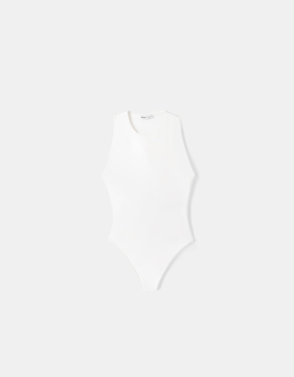 Sleeveless body-Off white-5