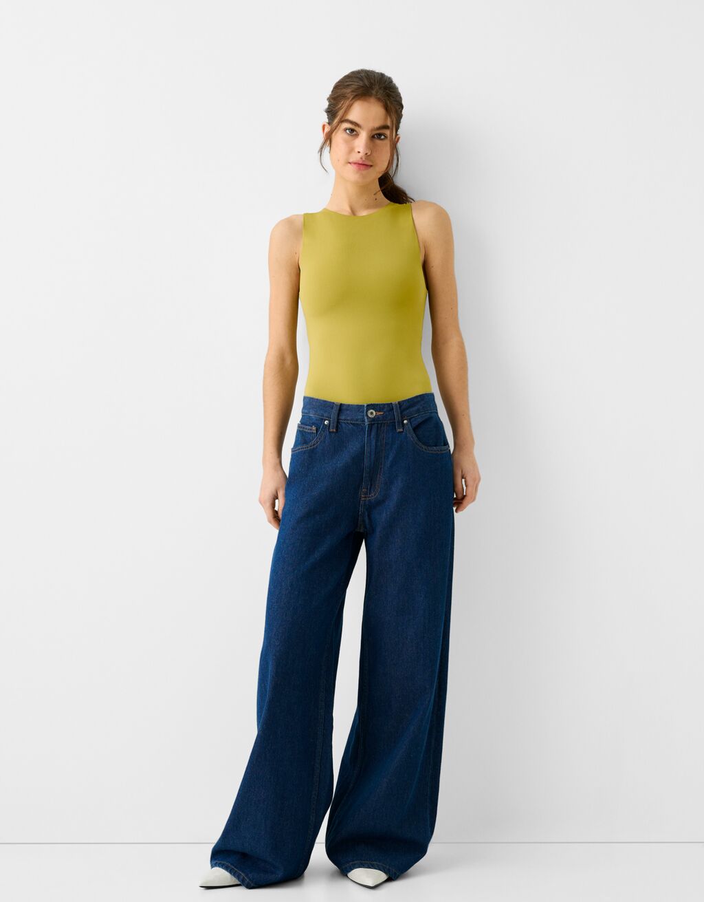 Sleeveless body-Green-2