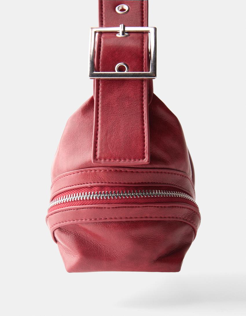 حقيبة كتف بسحّابات-عقيقي-2