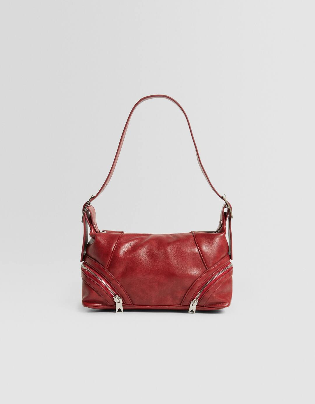Bolso de hombro cremalleras