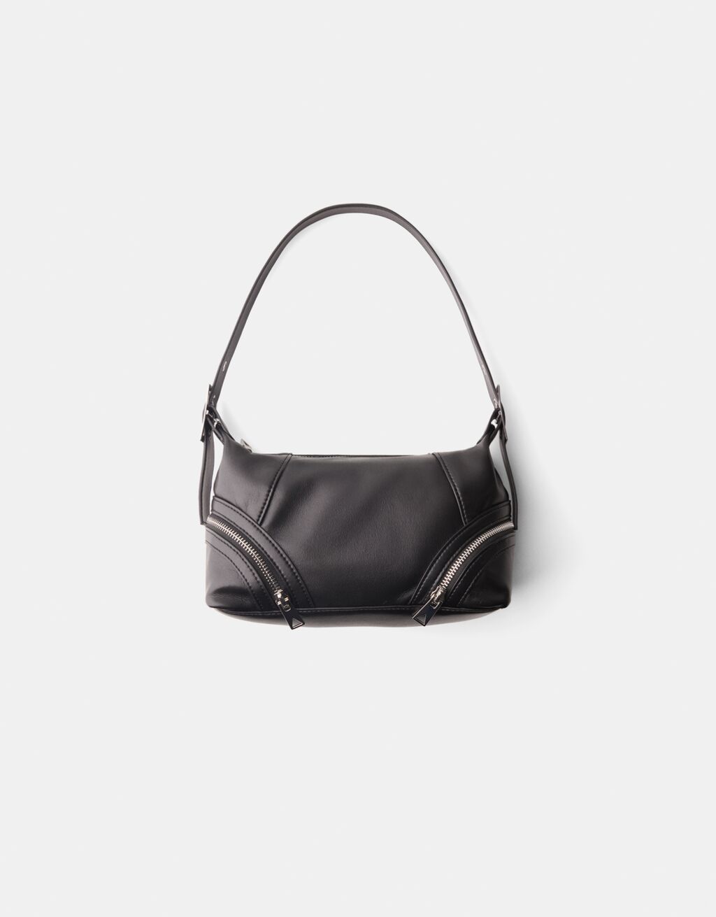 Shoulder bag with zips Women Bershka