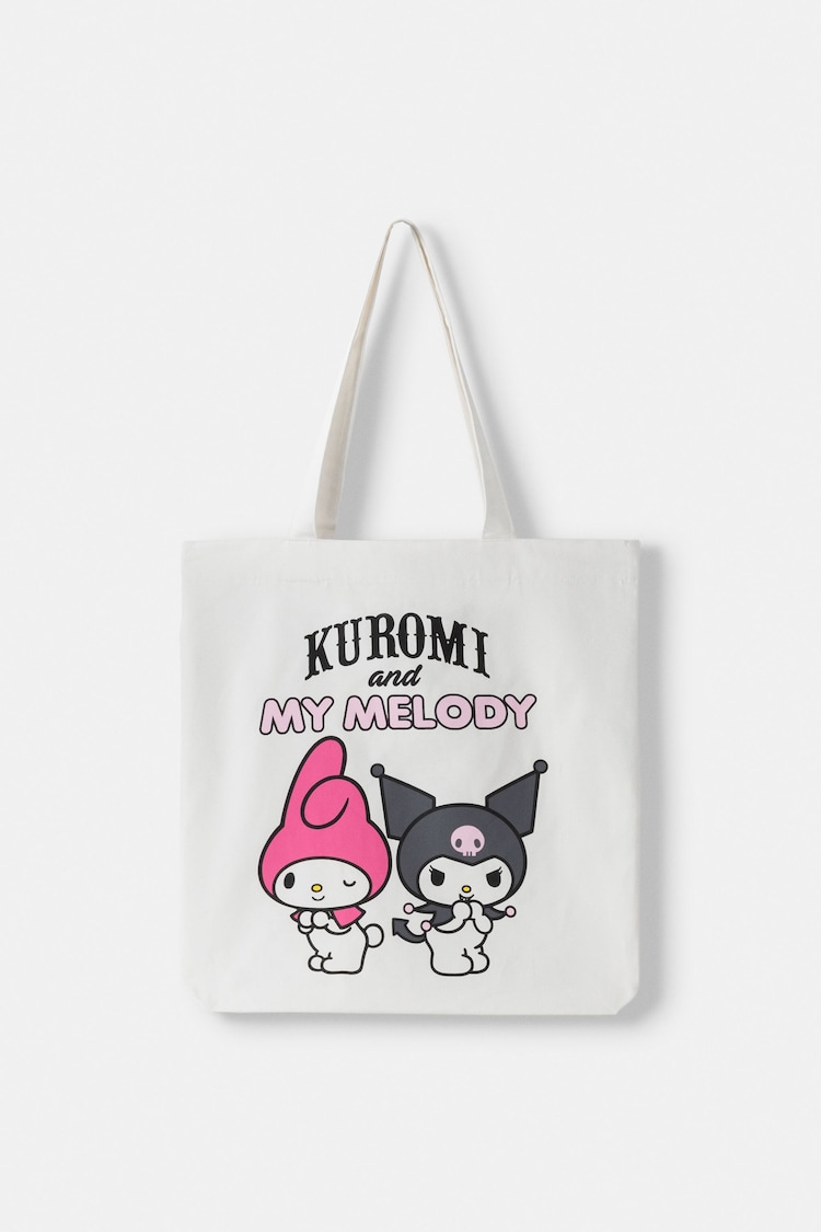 Kuromi print shopper bag