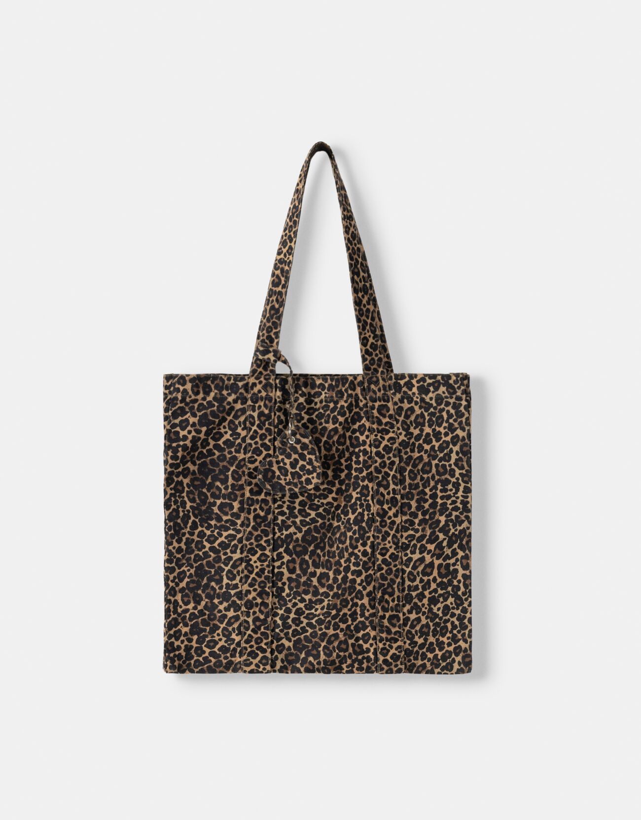 Animal print shopper bag