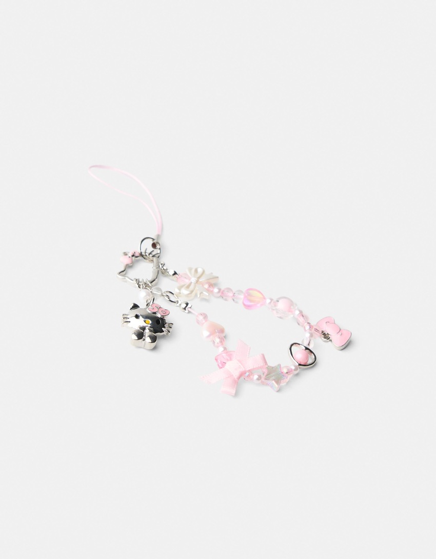 Corrente telemóvel Hello Kitty Mania-Rosa-4