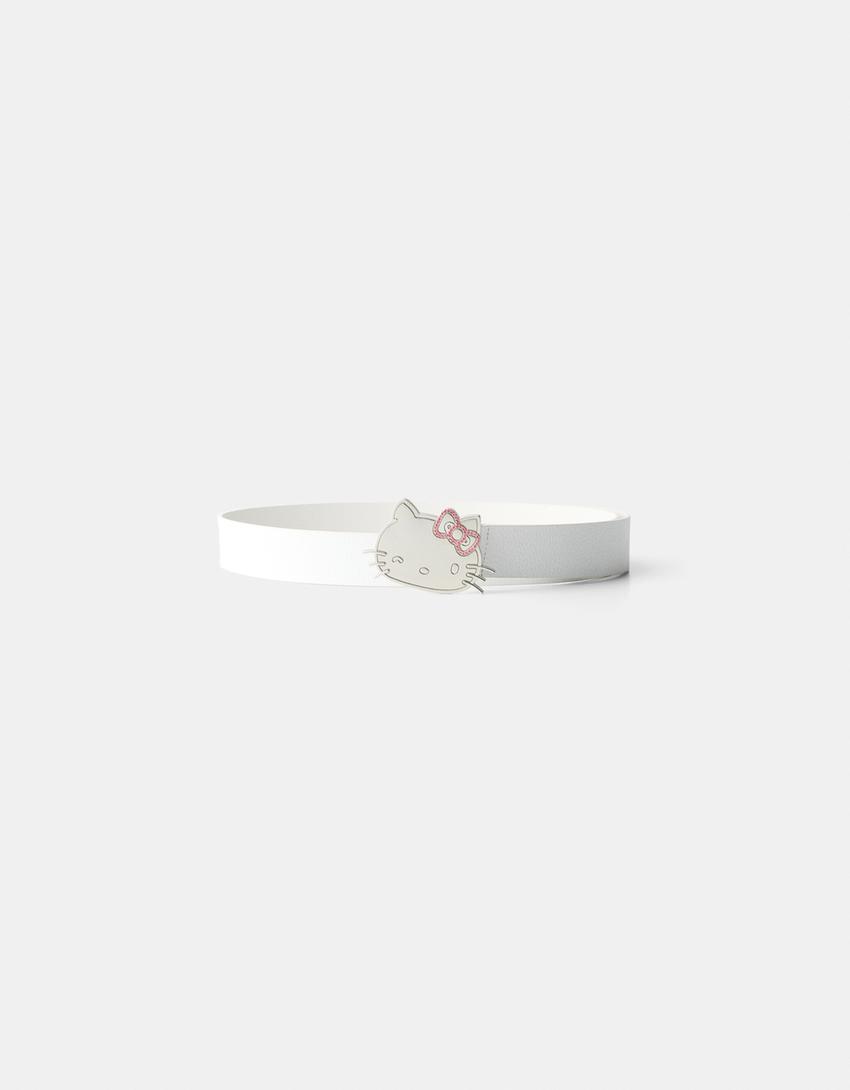 Ceinture Hello Kitty Mania strass-Blanc-0