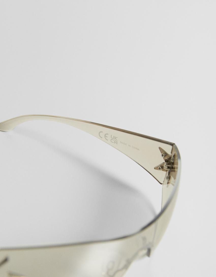 Óculos de sol tipo esqui-Cinza-1