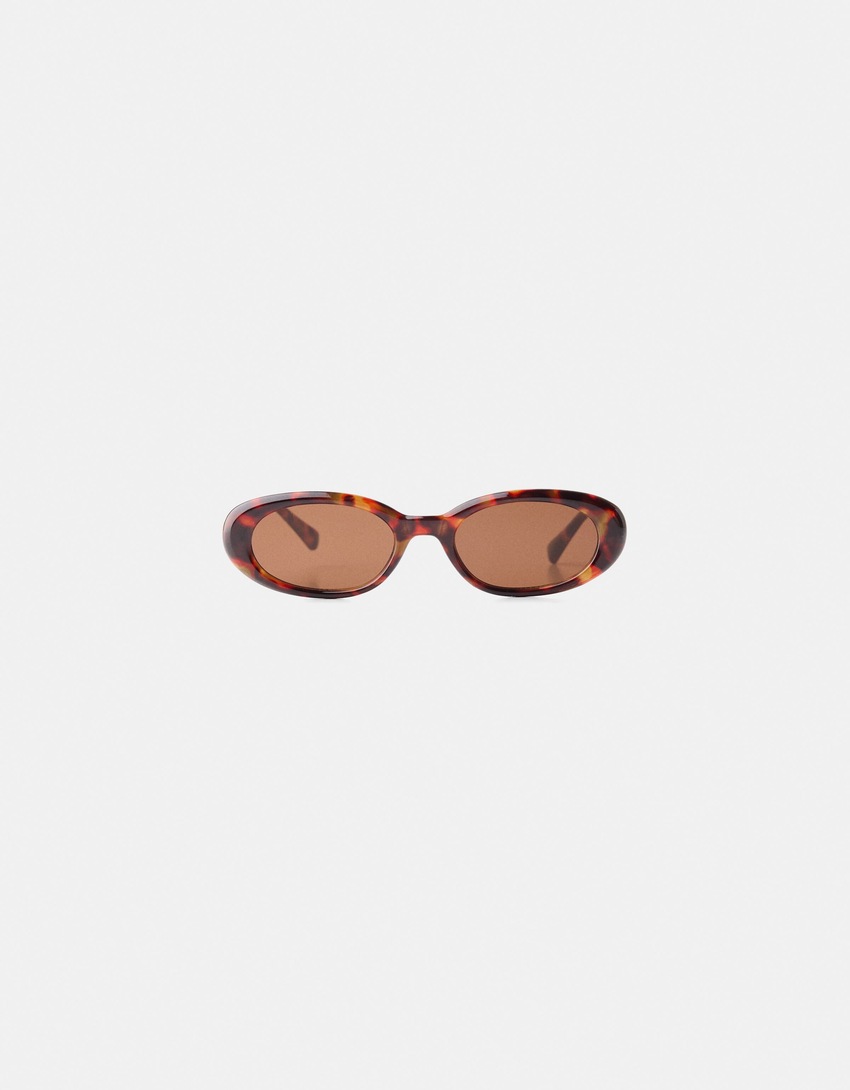 Sonnenbrille in Schildpattoptik-Braun-0