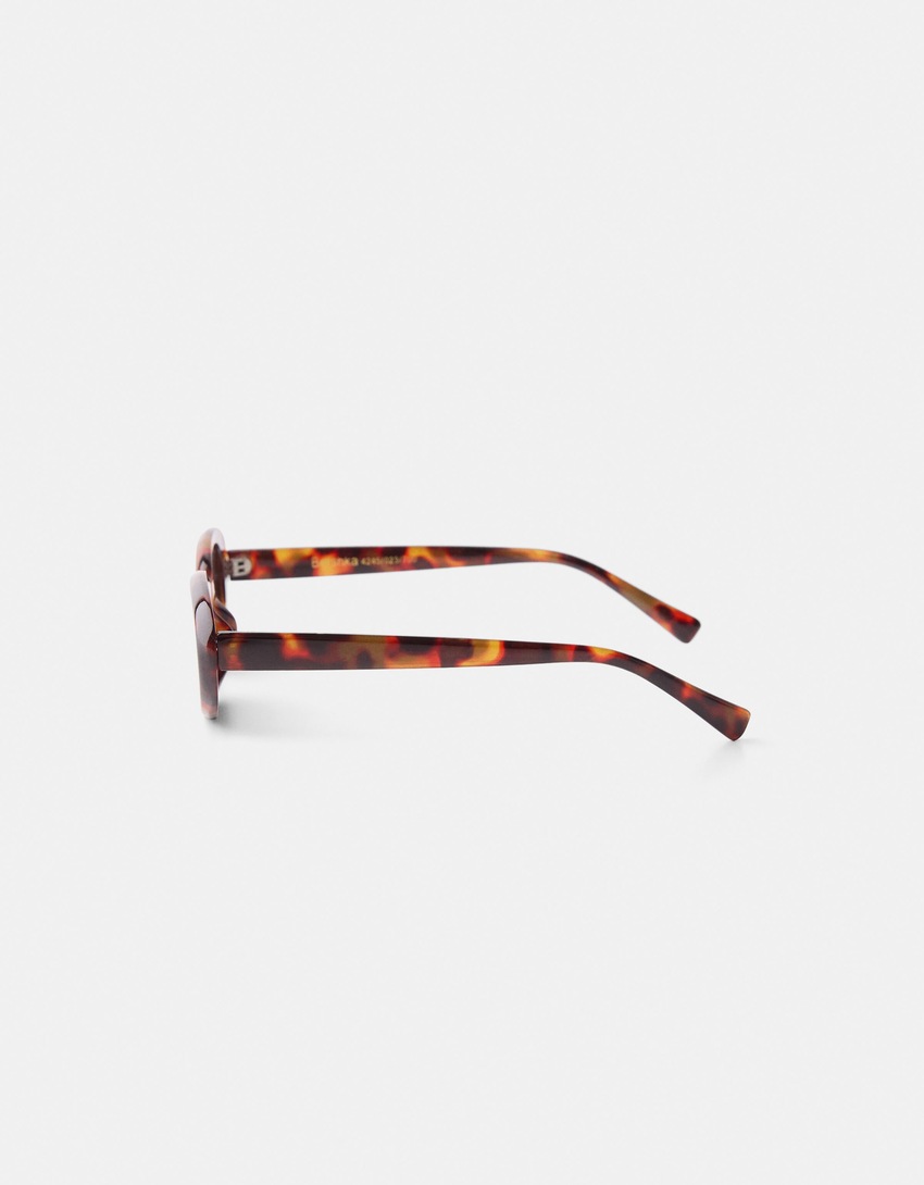 Sonnenbrille in Schildpattoptik-Braun-2