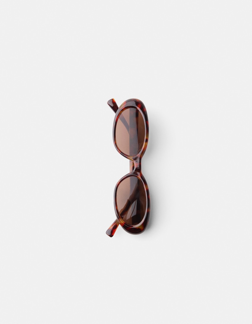 Sonnenbrille in Schildpattoptik-Braun-4