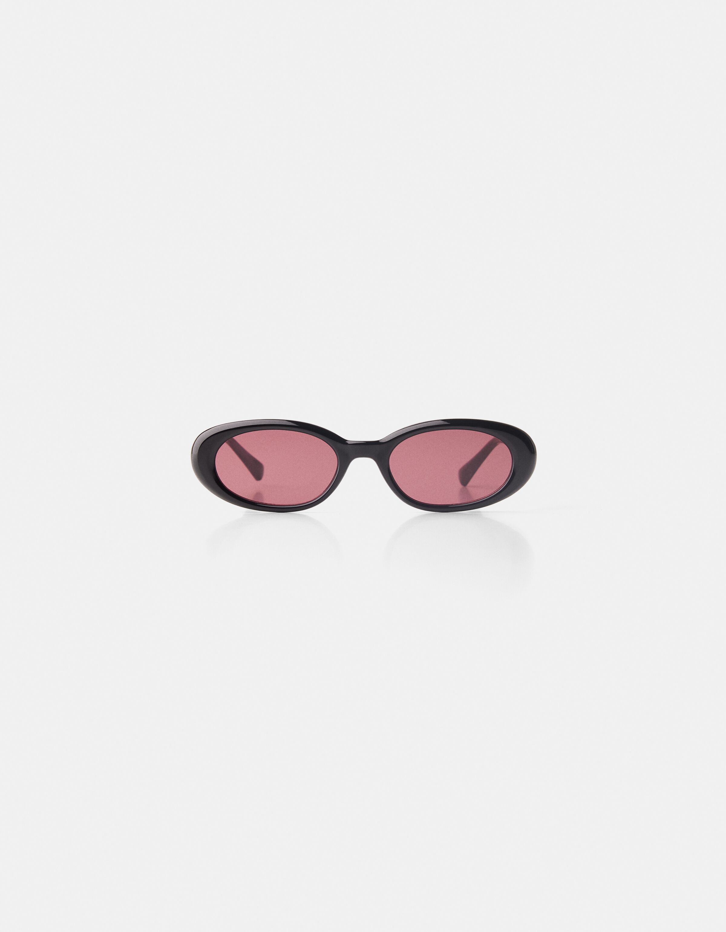 Lunettes de soleil ovales Femme Bershka