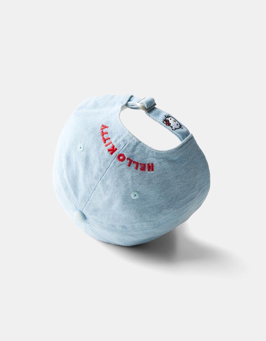 Casquette denim Hello Kitty Mania-Bleu-2