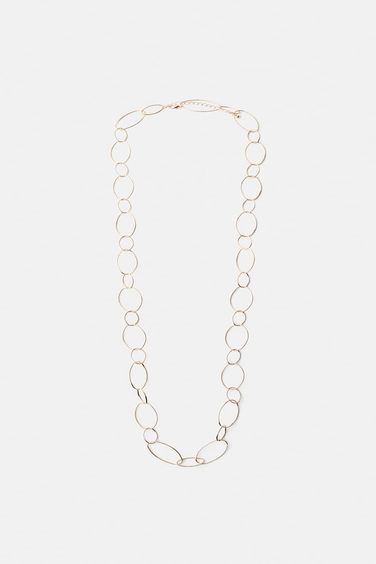 Chain link choker necklace