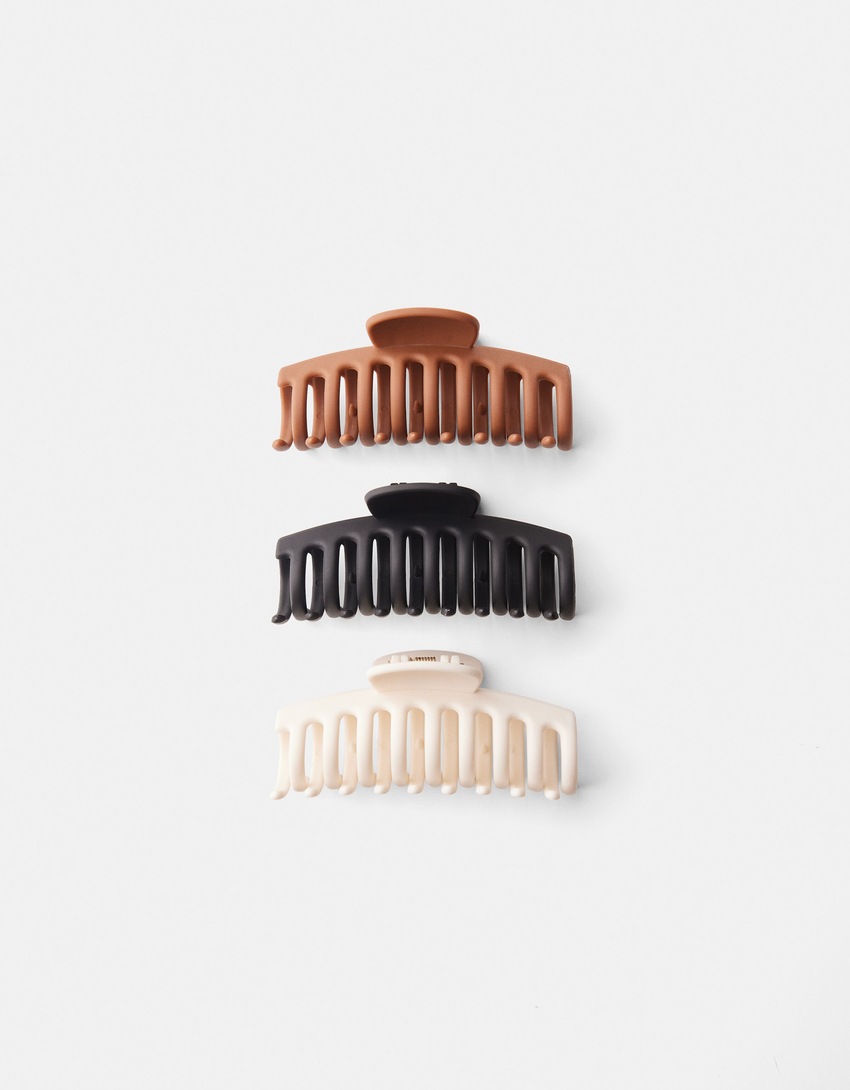 Pack 3 barrettes-Noir-0