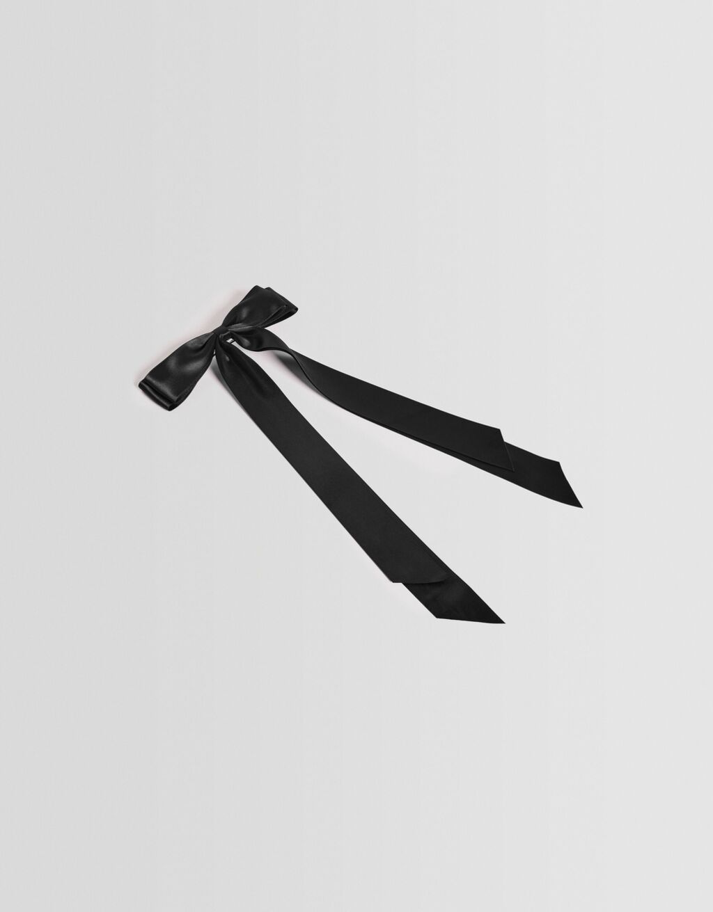 Satinfinish hair clip with bow Women Bershka