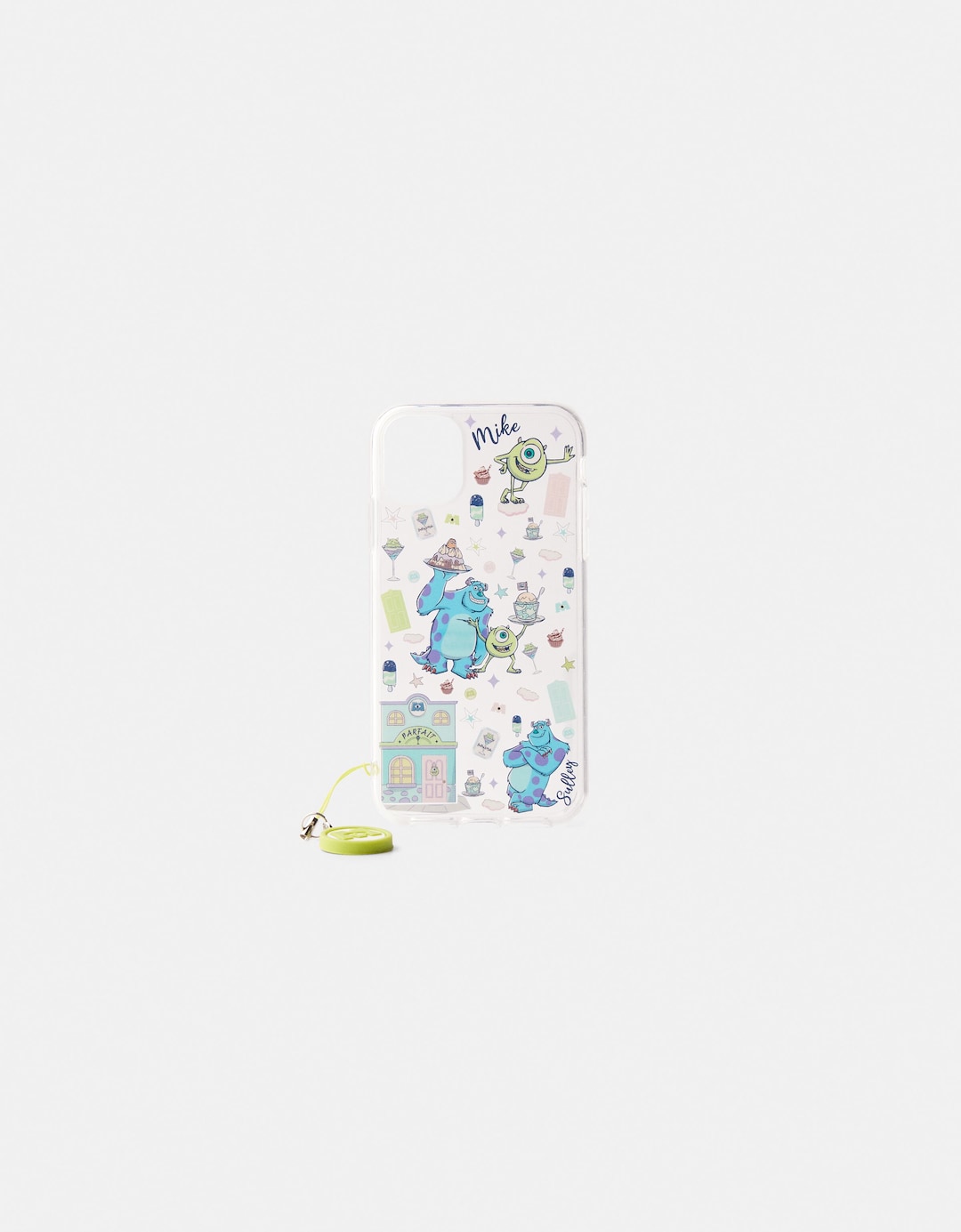 Monsters, Inc. print iPhone case with charm