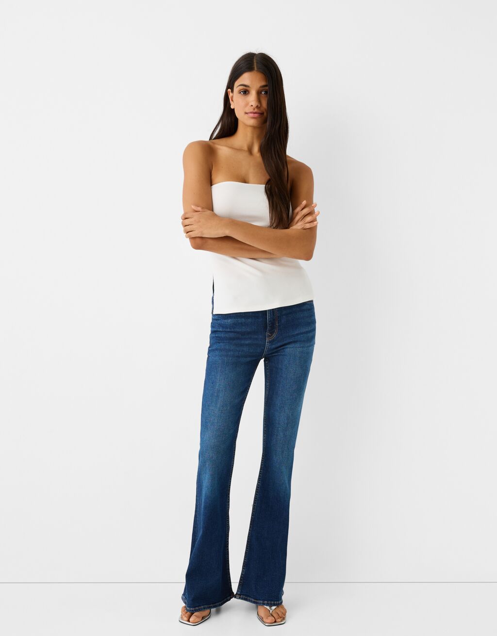 Flare cheap jeans bershka