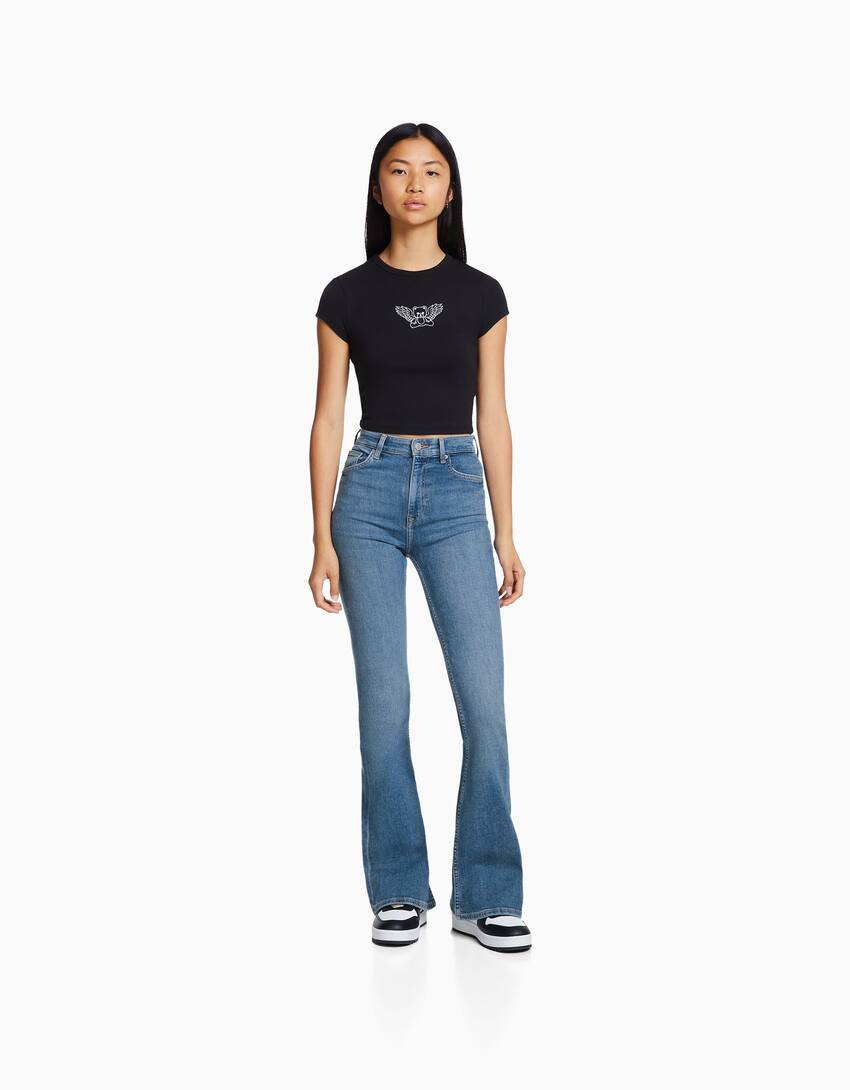 Flared jeans - Jeans - BSK Teen