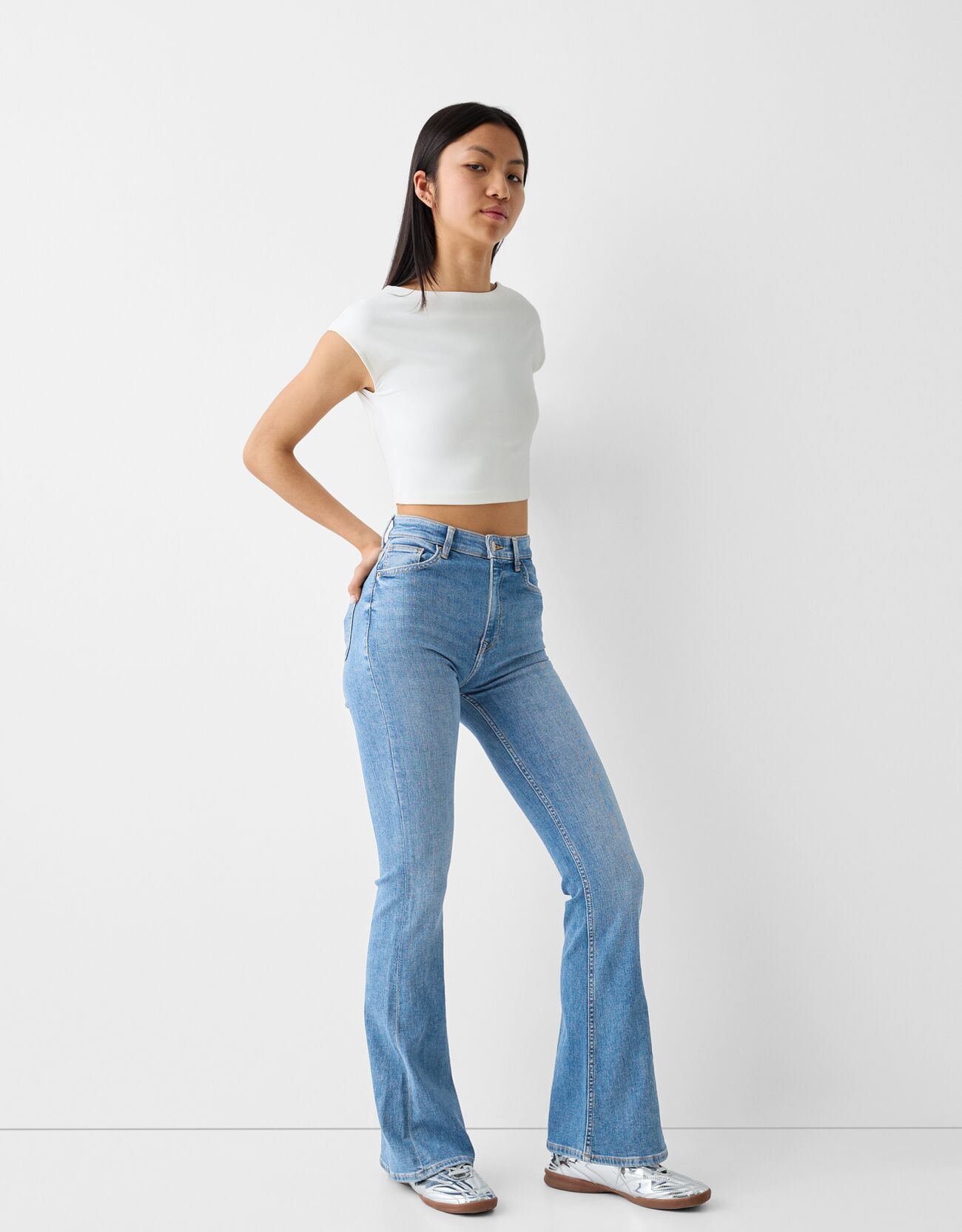 Flared jeans