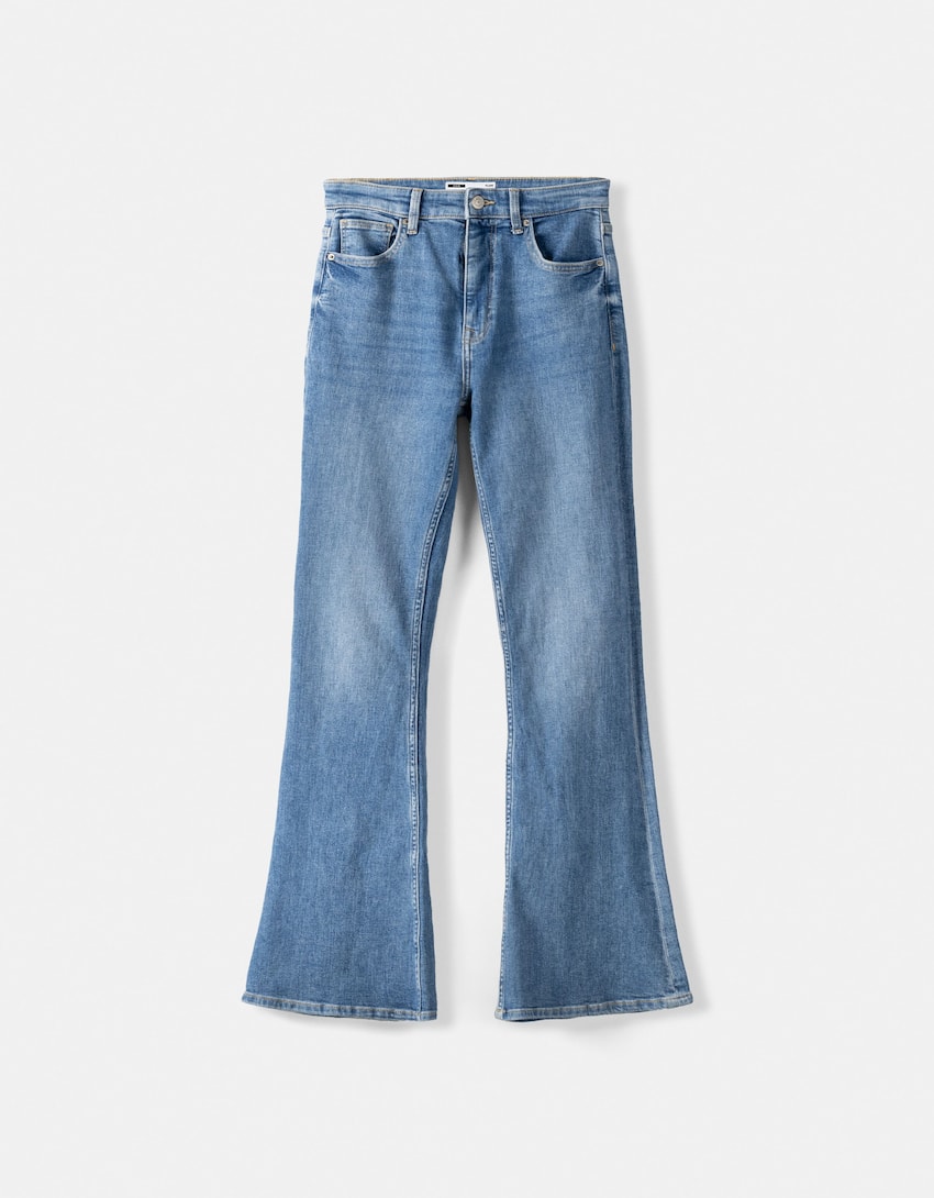 Flared jeans-Light blue-4