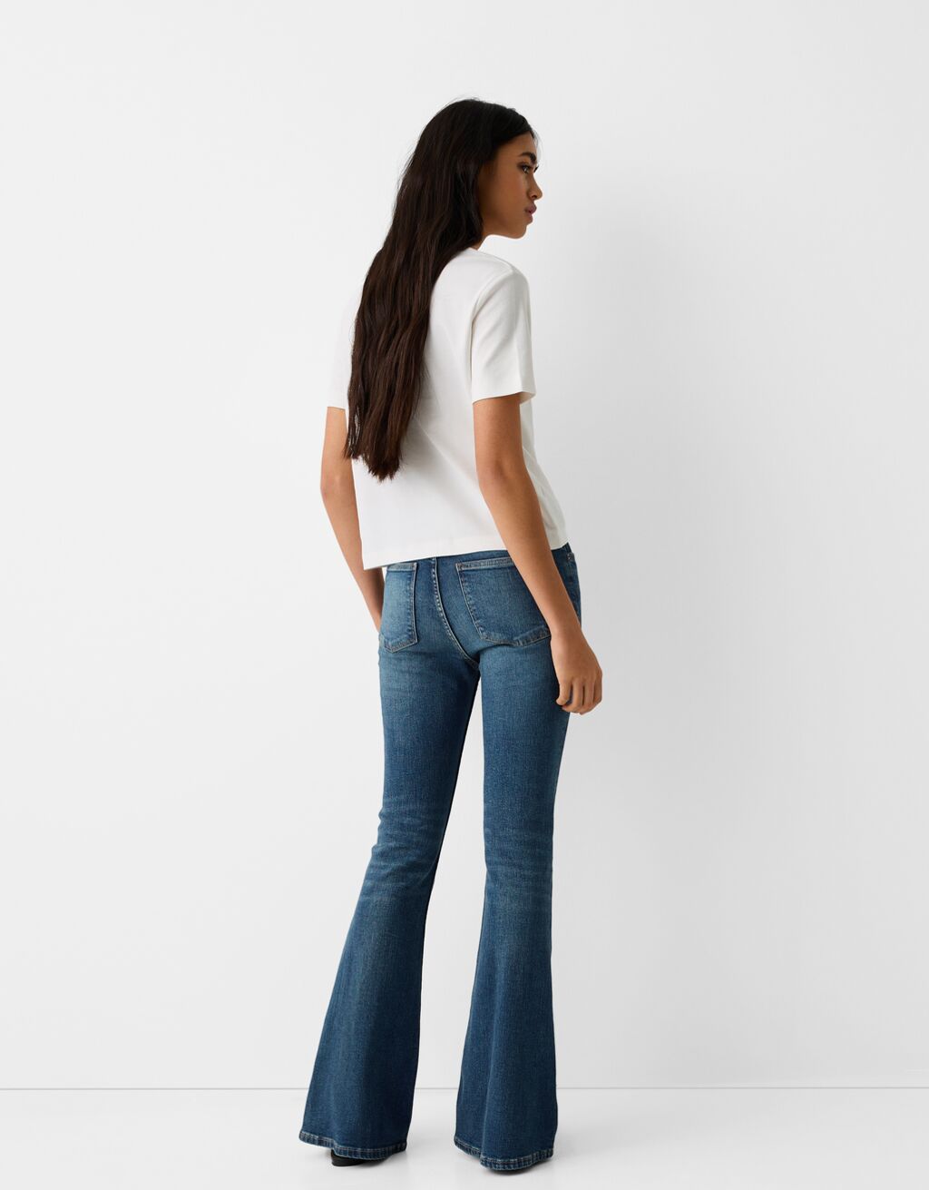 Flared jeans-Washed out blue-2