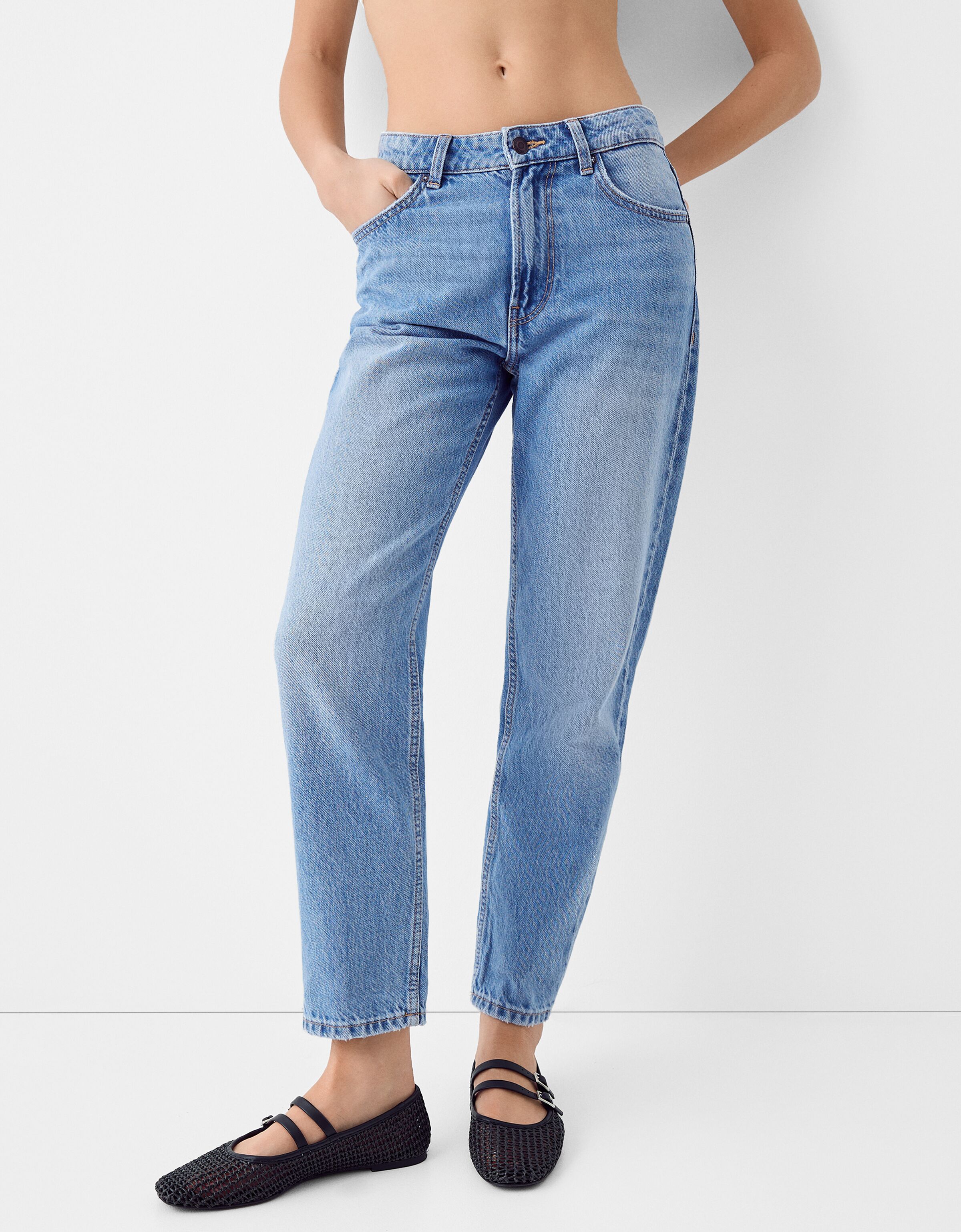 Mom jeans Trousers Women Bershka