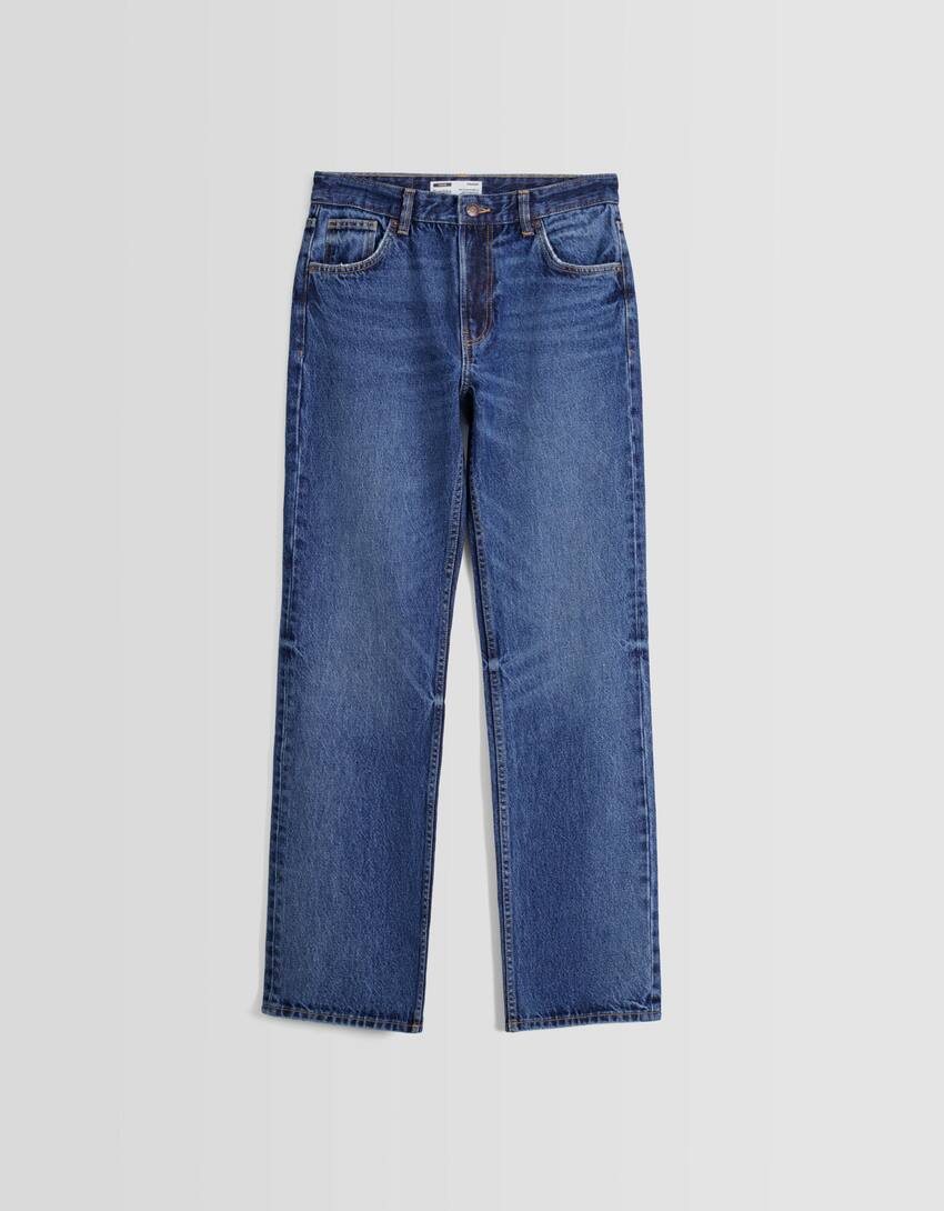 Straight-fit jeans-Blue-4