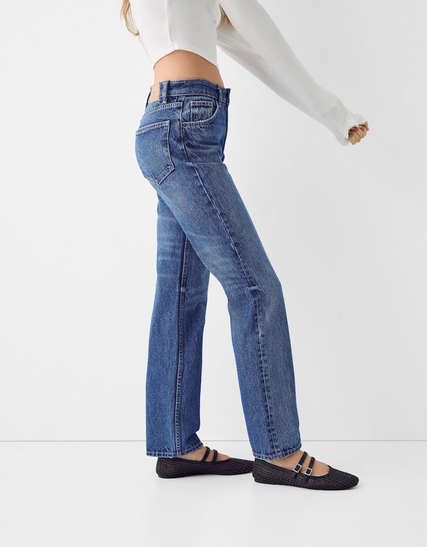 Straight-fit jeans-Blue-3