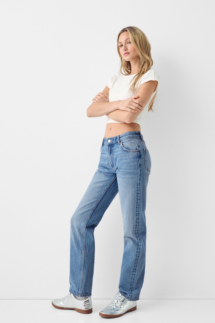 Recht model jeans