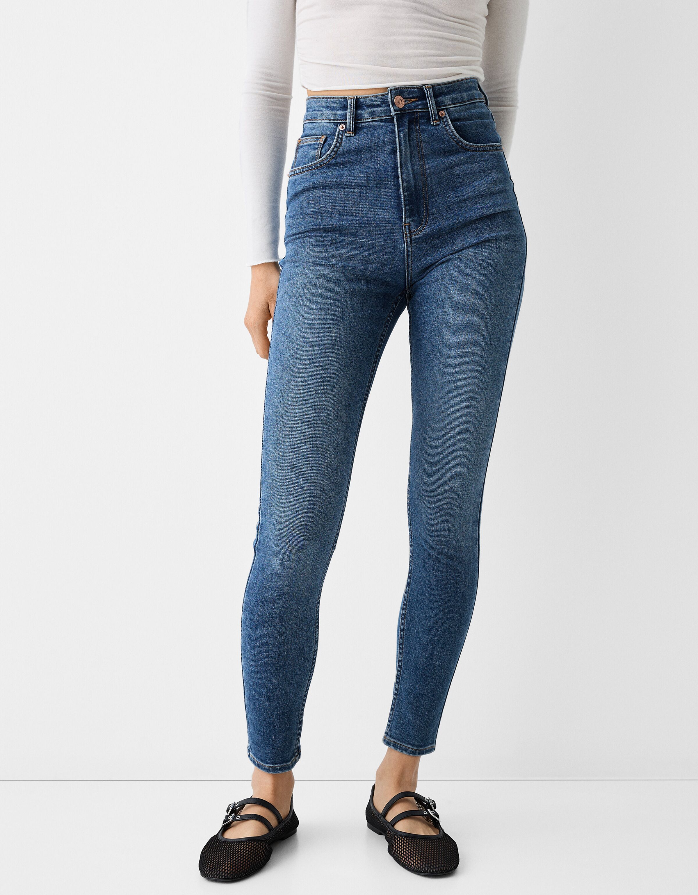Skinny fit bershka cheap