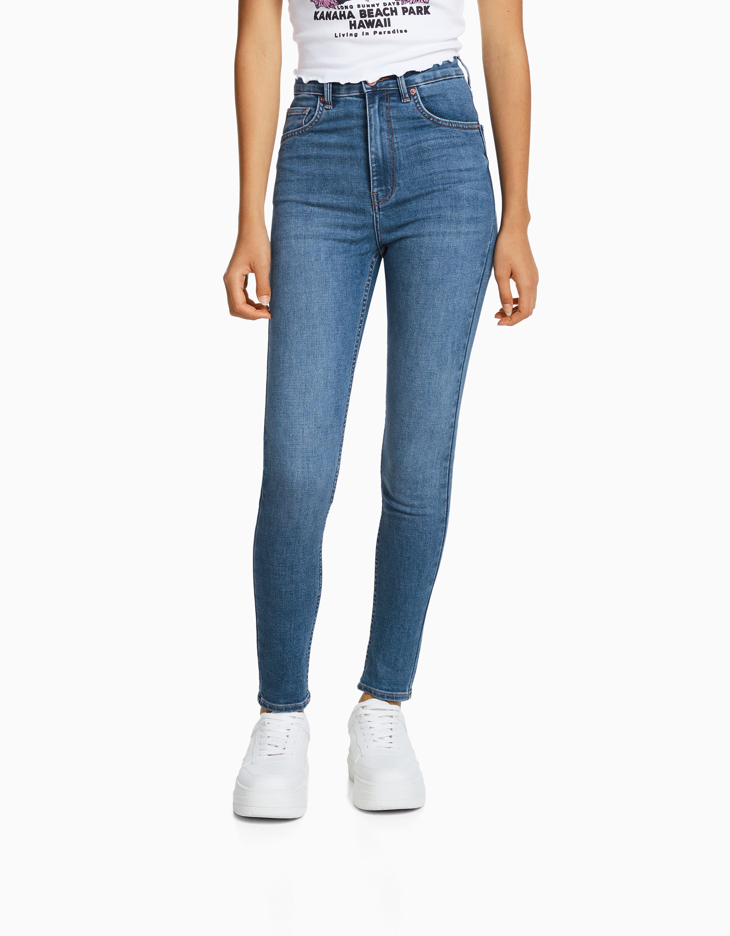 Bershka skinny new arrivals jeans