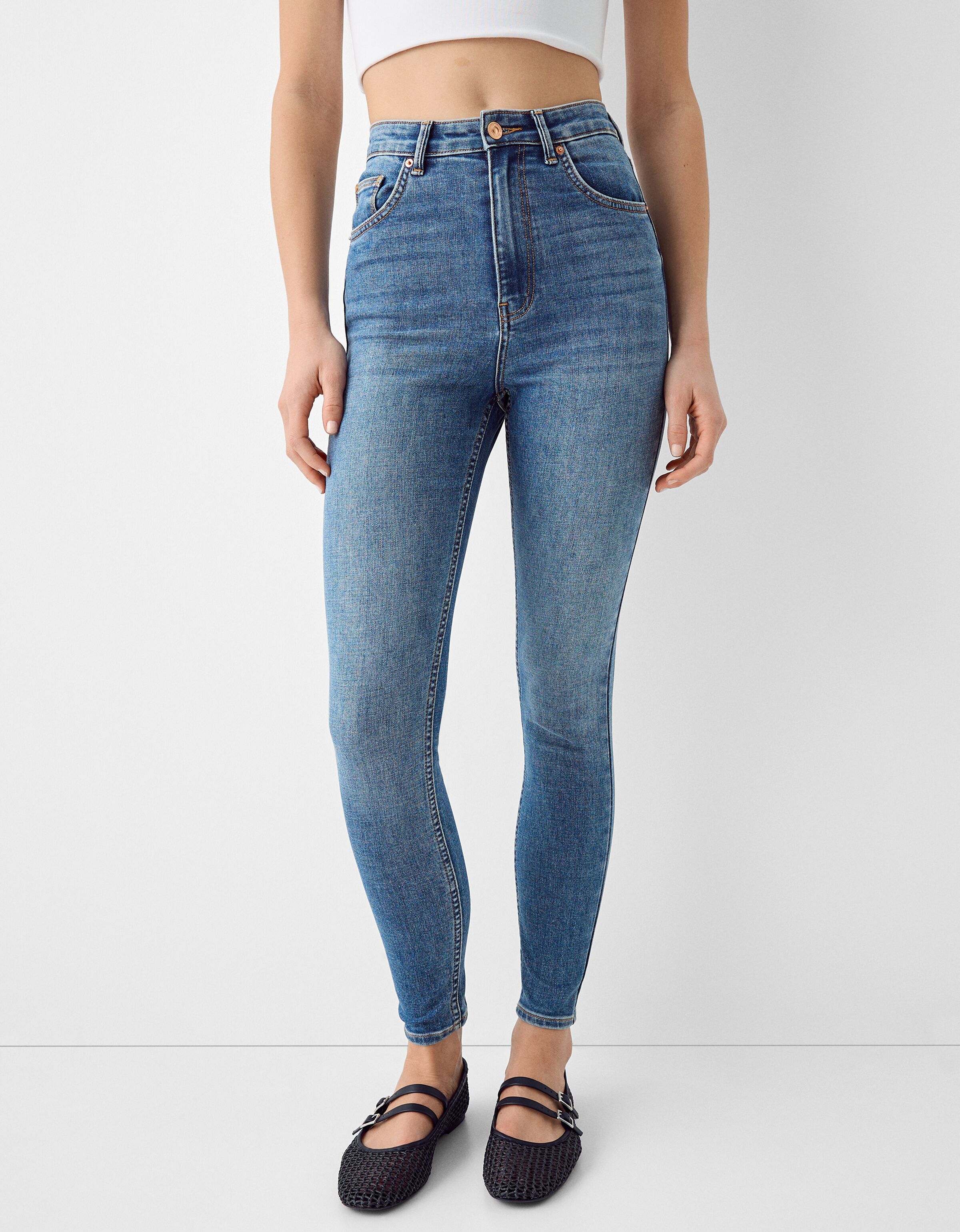 Bershka jeans store skinny