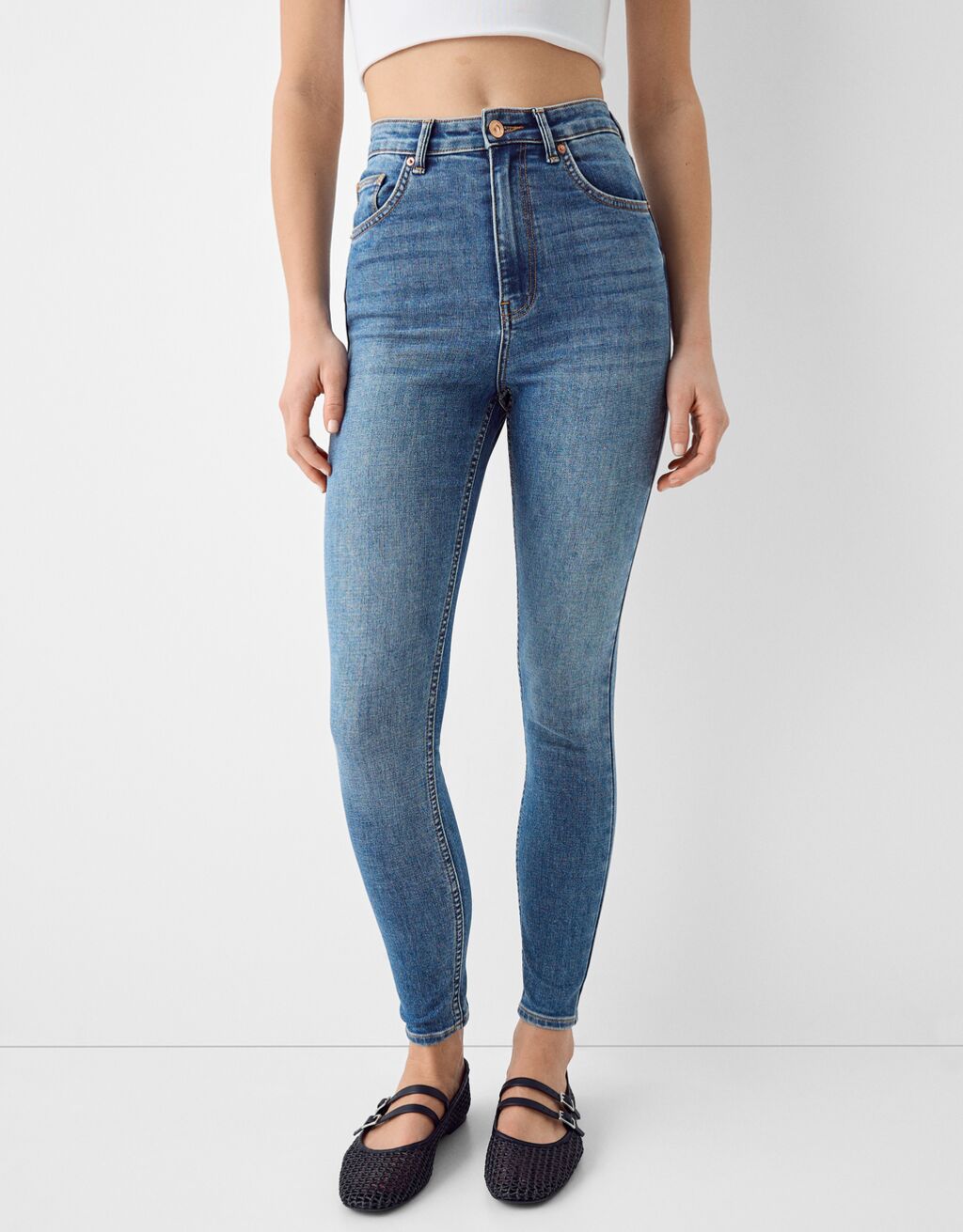 Hudson high sales rise skinny jeans