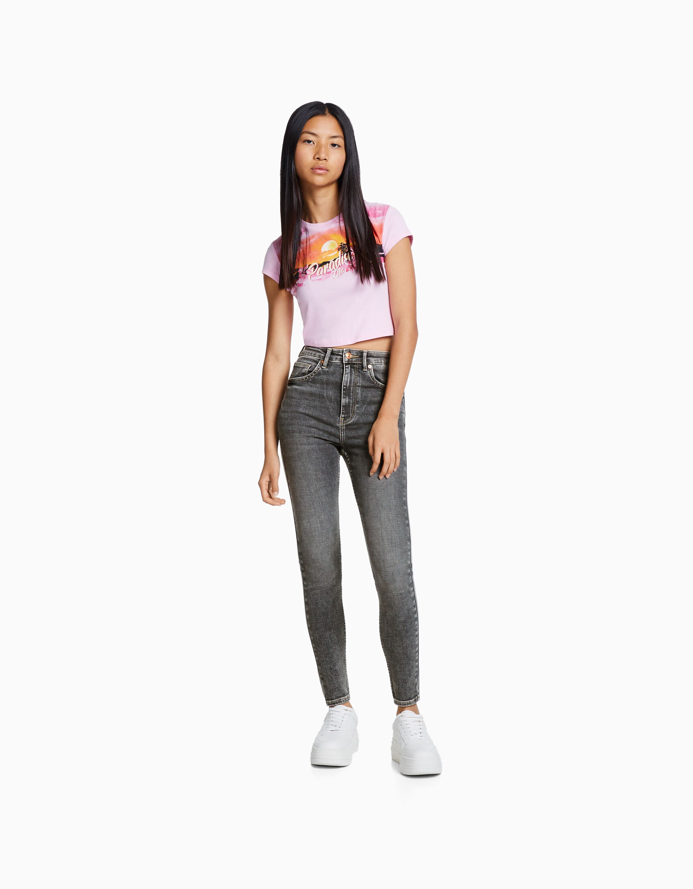 Super skinny discount fit bershka