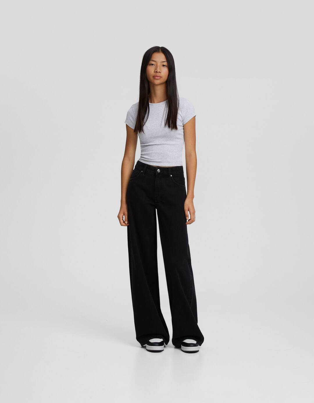 Wide leg jeans
