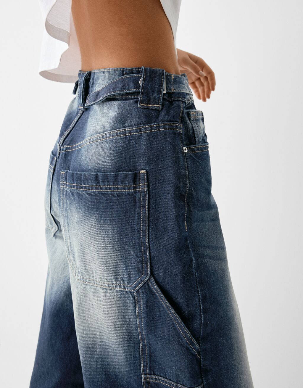 Baggy carpenter jeans-Navy-5