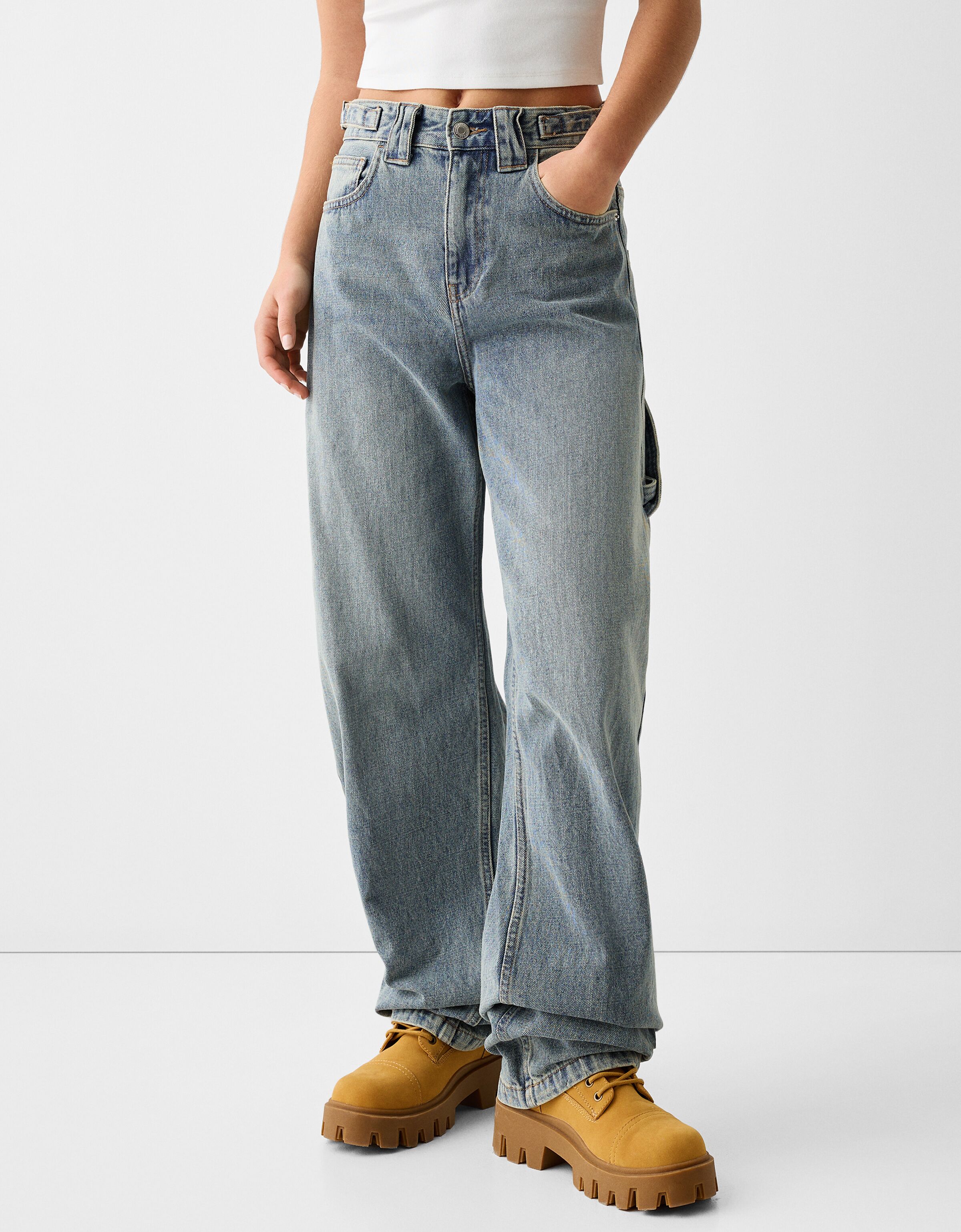 Carpenter jeans with sales pockets on both sides