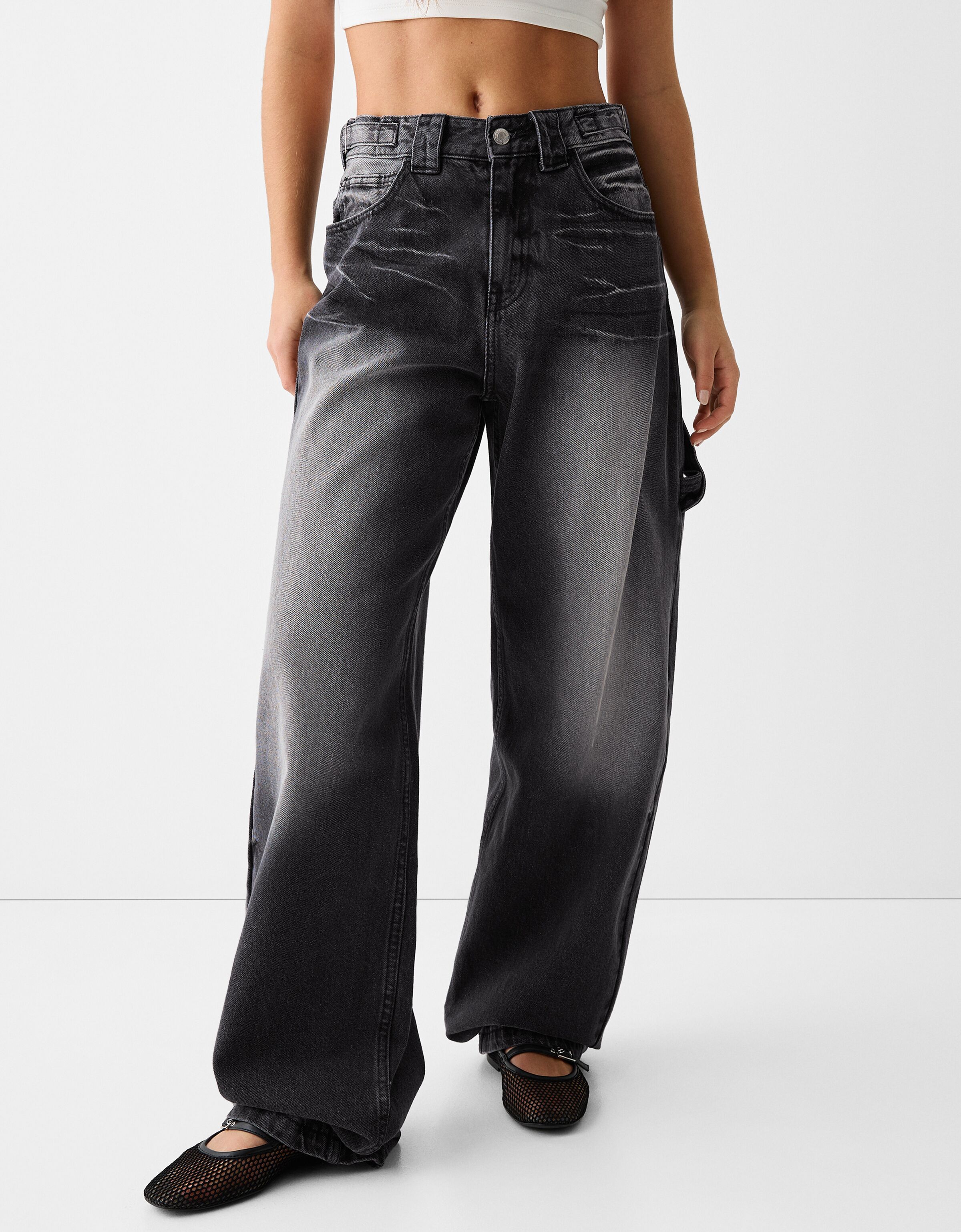 Baggy carpenter jeans Pants Women Bershka