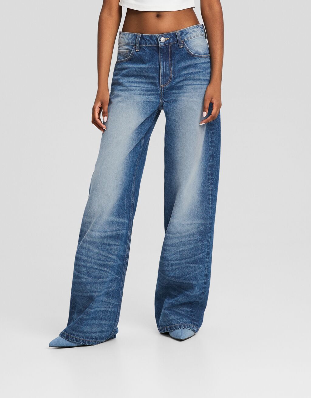 Baggy jeans Denim Women Bershka
