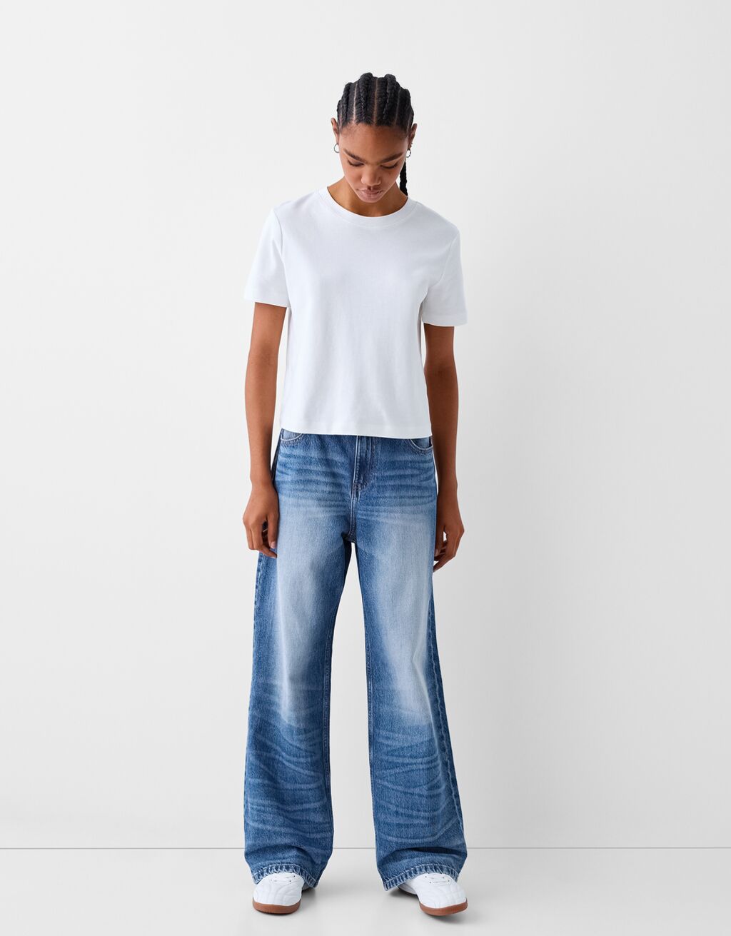 Baggy flared cheap jeans